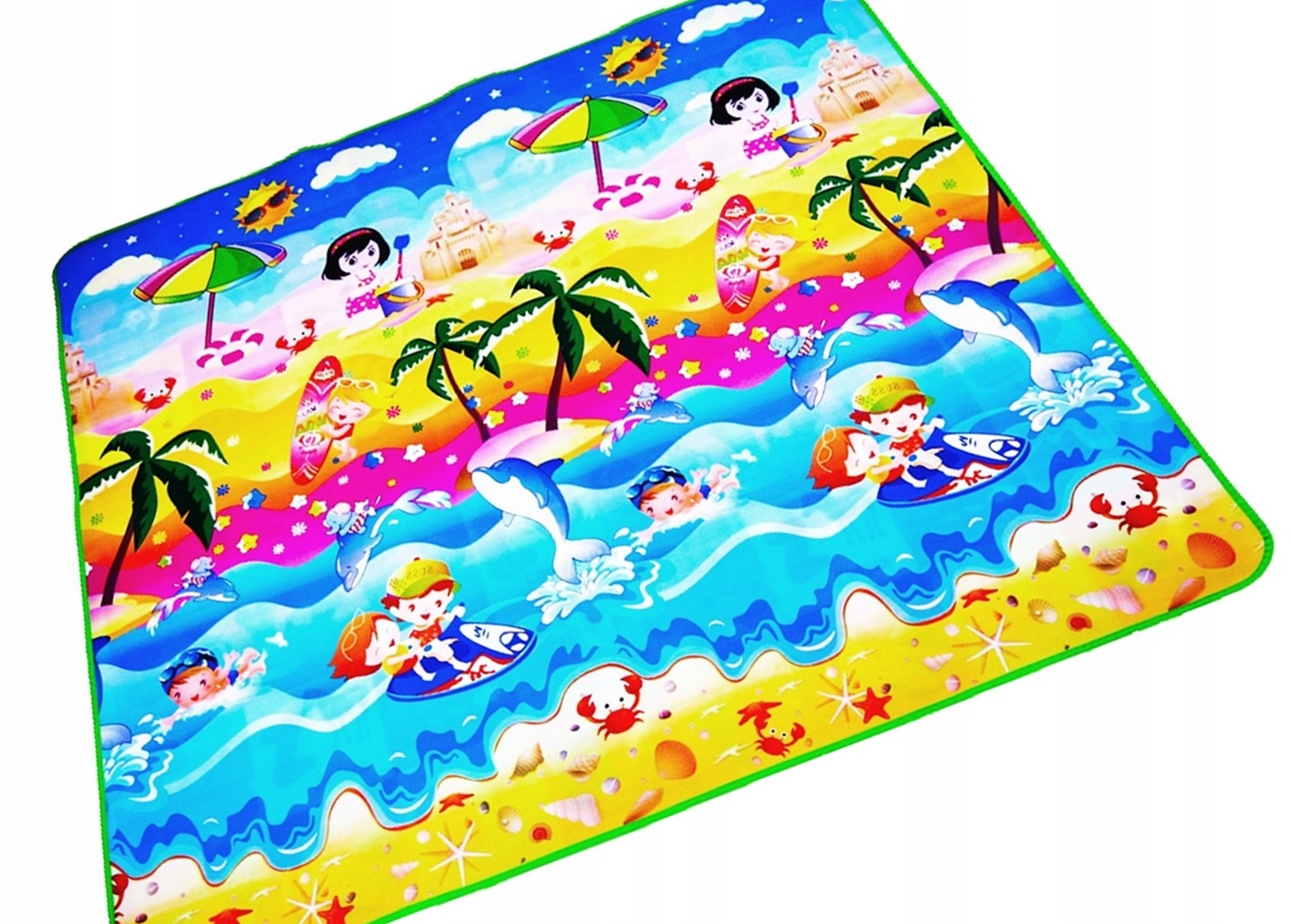 Mata Plażowa na Plażę Piankowa Termiczna Duża 180x200cm