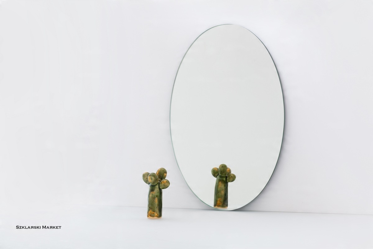 

Lustro 4 mm owal, elipsa 40x80 cm