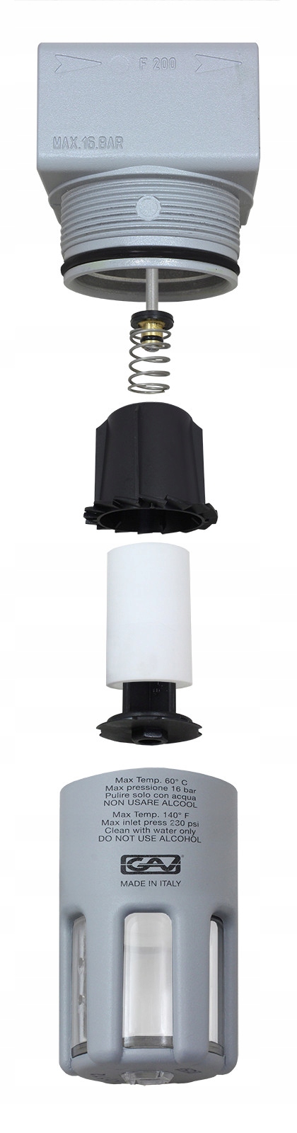 Filtr 1/2' odwadniacz GAV Kod producenta 6015