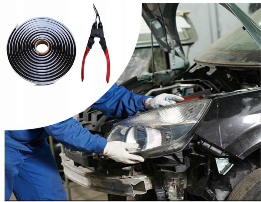 Zestaw do rozklejania sklejania lamp samochodowych Rodzaj polerowanie lamp