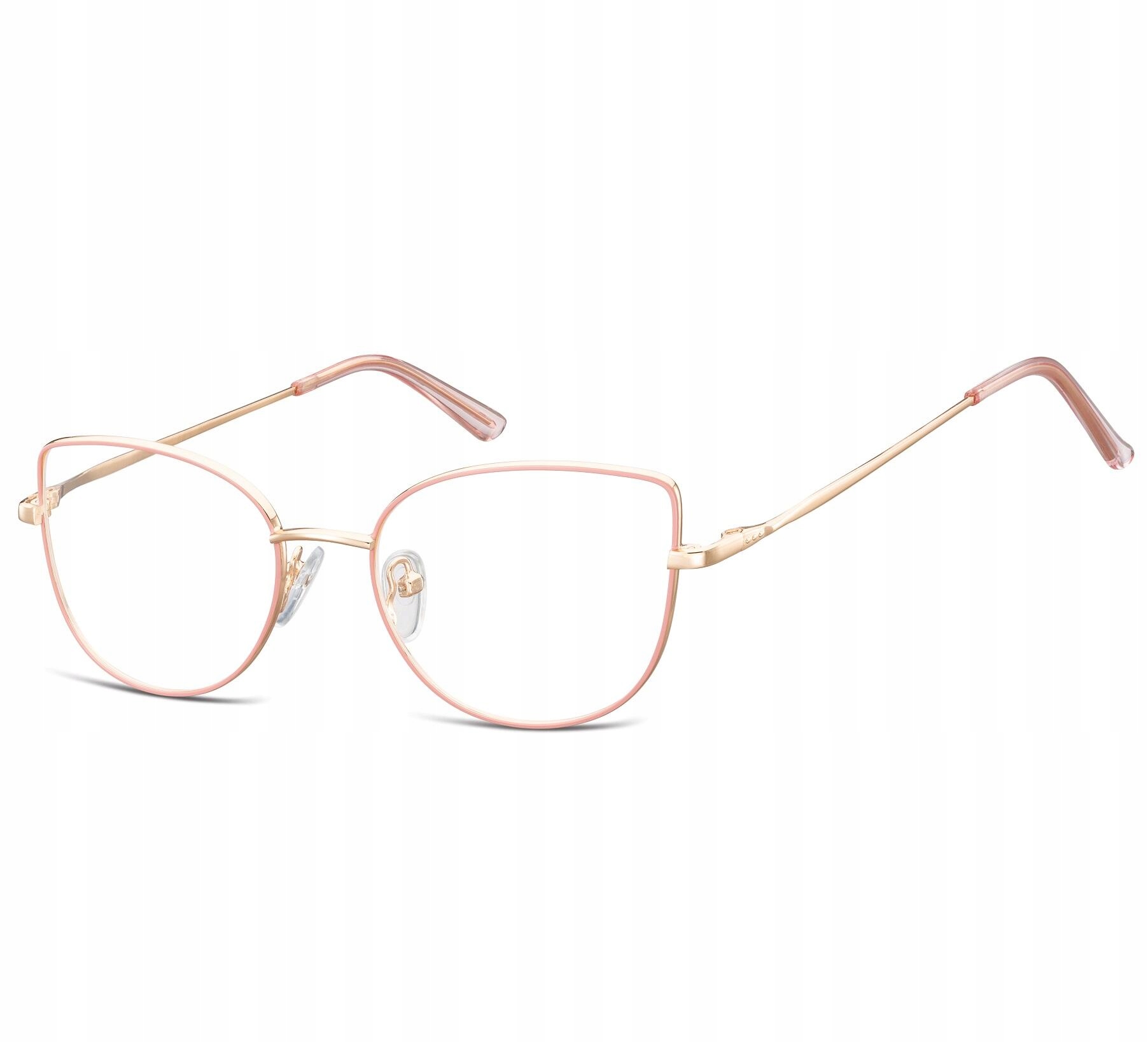 Dámské Obroučky Bez Dioptrií Korekční brýle Optické Kočky Růžovo-zlaté