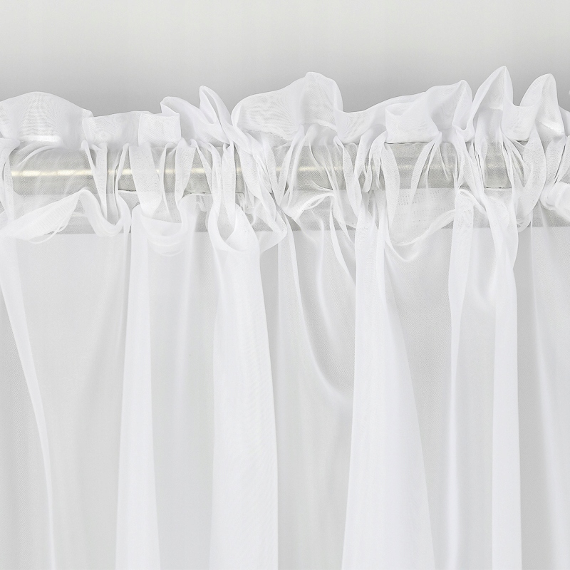 FIRANA GOTOWA GŁADKA 170x400 FIRANY W KOKON FIRANKI ŁAPACZ SNÓW BIAŁE WOAL Marka inna