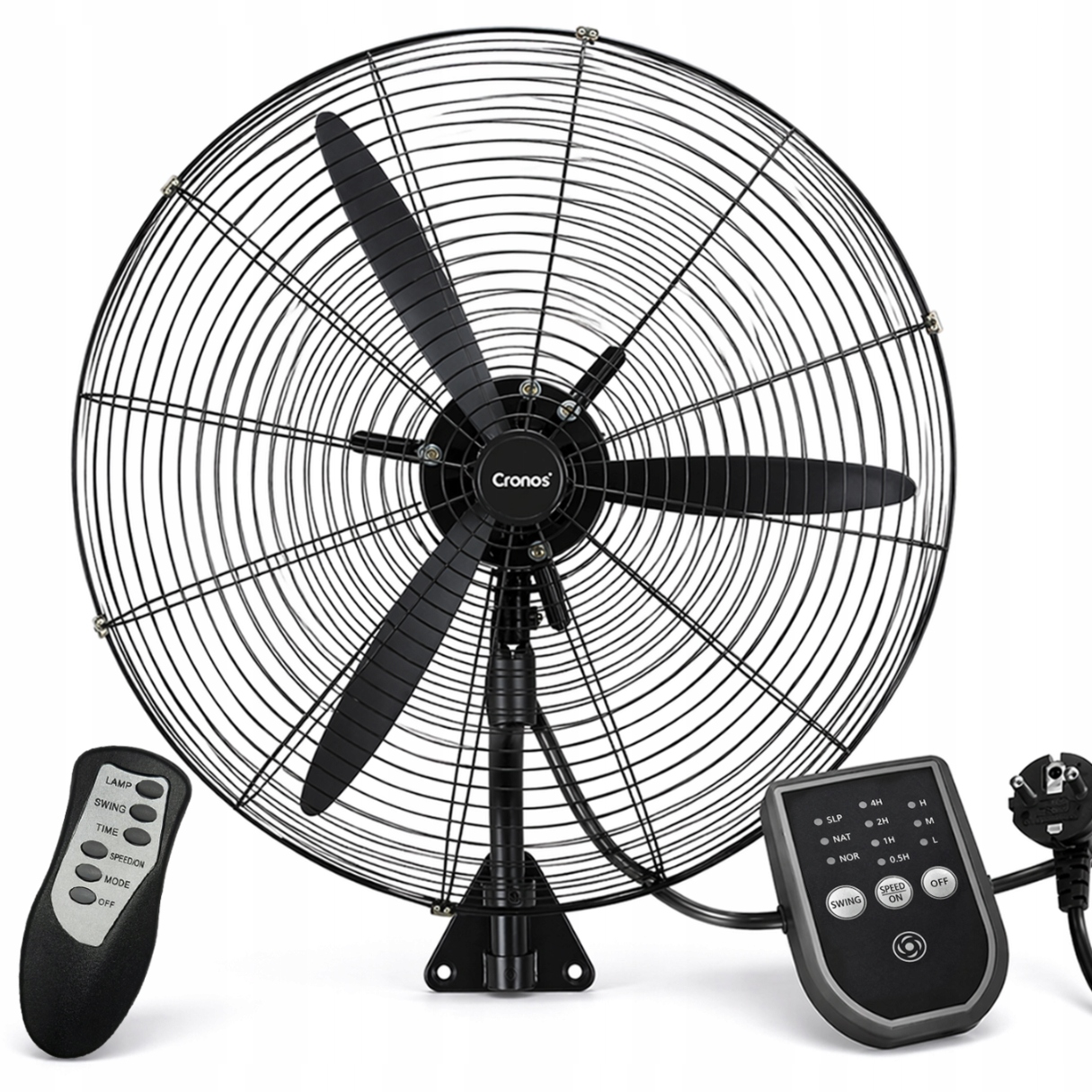 Ventilátor Na Stenu Ventilátor Na Stenu S Pilotom Tichý Výkon 50 cm 100 W Výkonný