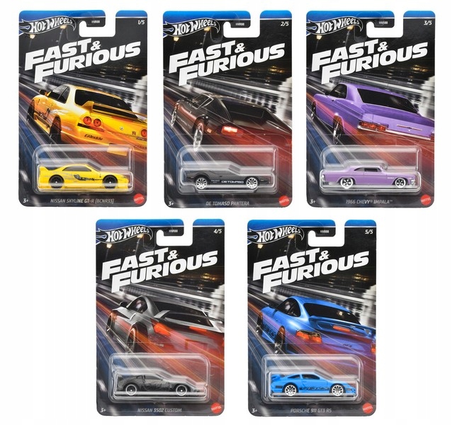 HOT WHEELS FAST FURIOUS 2024 zestaw 5 autek HRW51 55 16594995163 Allegro.pl