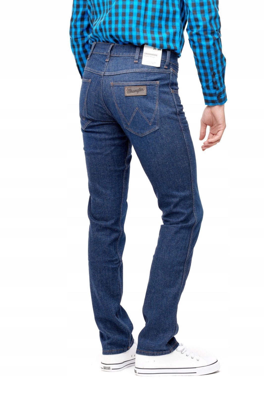 Pánské jednoduché džíny Wrangler Greensboro Easy Rider W15QM469U 30/34