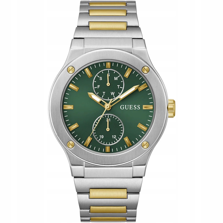 Pánské Hodinky Guess GW0795G1 stříbrné