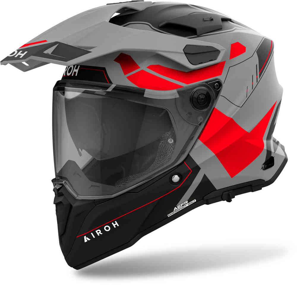 Prilba Airoh Commander 2 Reveal Red Fluo Matt M