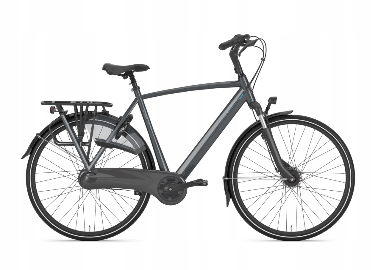 Rower holenderski premium Gazelle Orange C7+ H53 z Shimano Nexus 7 szary