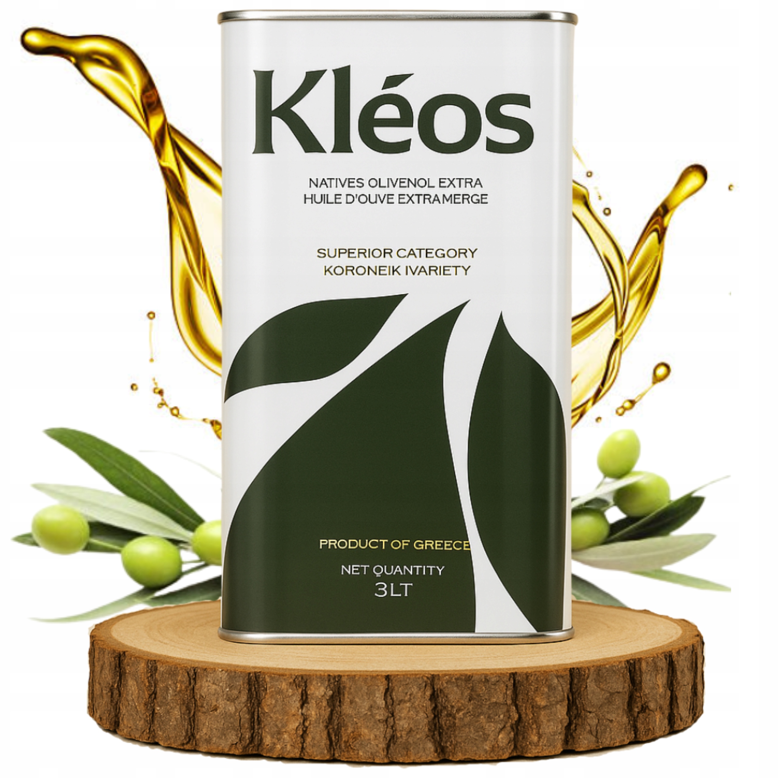 Olivový Olej Extra Virgin Kleos – Bohatá Chuť A Vůně 3000 ml