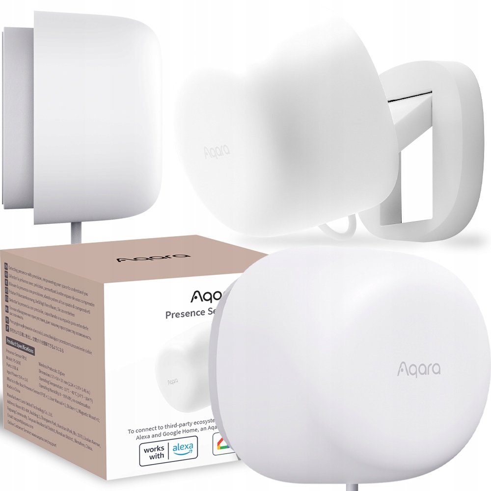 Senzor prítomnosti Aqara Presence Sensor FP1E ​​Zigbee 3.0 Matter, dosah 6 m