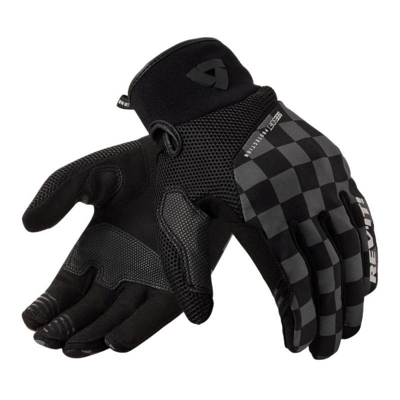 Krátke motocyklové rukavice Revit Surge Black/grey, čierna šedá