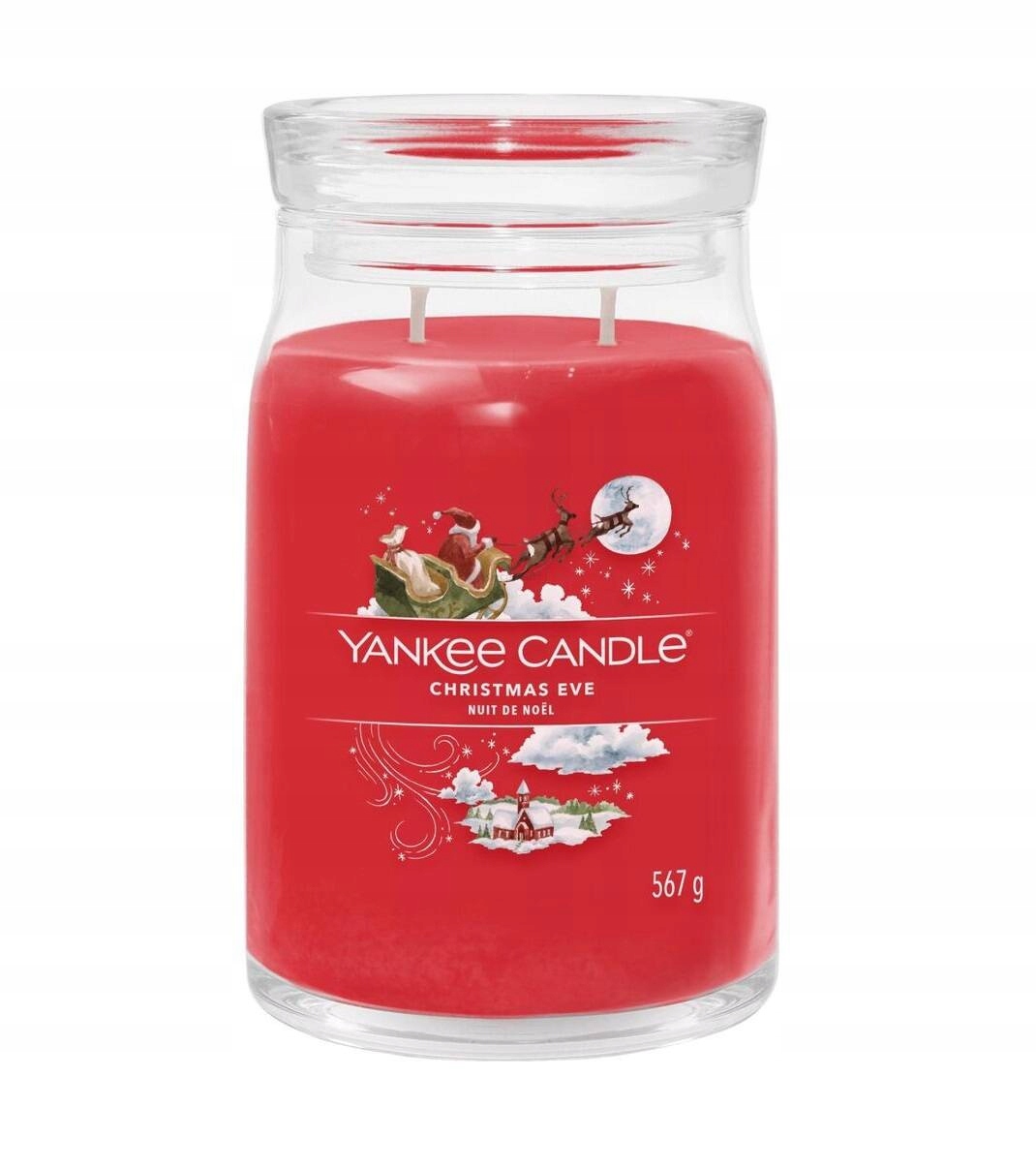 Yankee Candle Signature Large Jar Christmas Eve Velká sójová svíčka 567 g