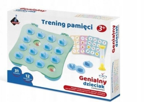 Trening Pamięci Gra planszowa Edukacyjna idealna dla Dzieci planszówka
