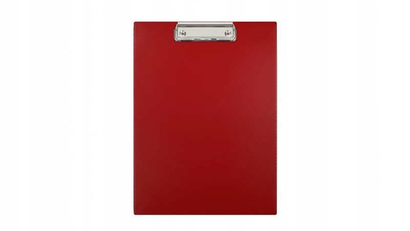 PODKŁADKA CLIPBOARD TECZKA Z KLIPEM A4 BORDOWA Format inny