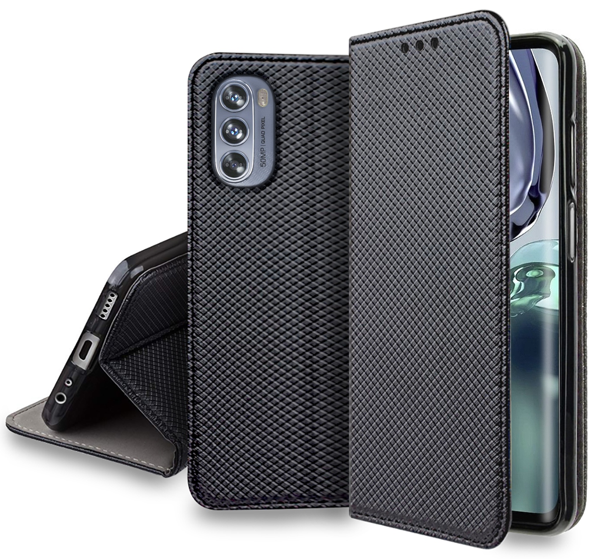 

Etui do Motorola Moto G62 5G Smart Magnet Szkło