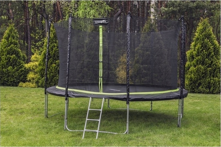 TRAMPOLINA OGRODOWA SPORT PRO 16ft SIATKA DRABINKA Marka Lean Toys