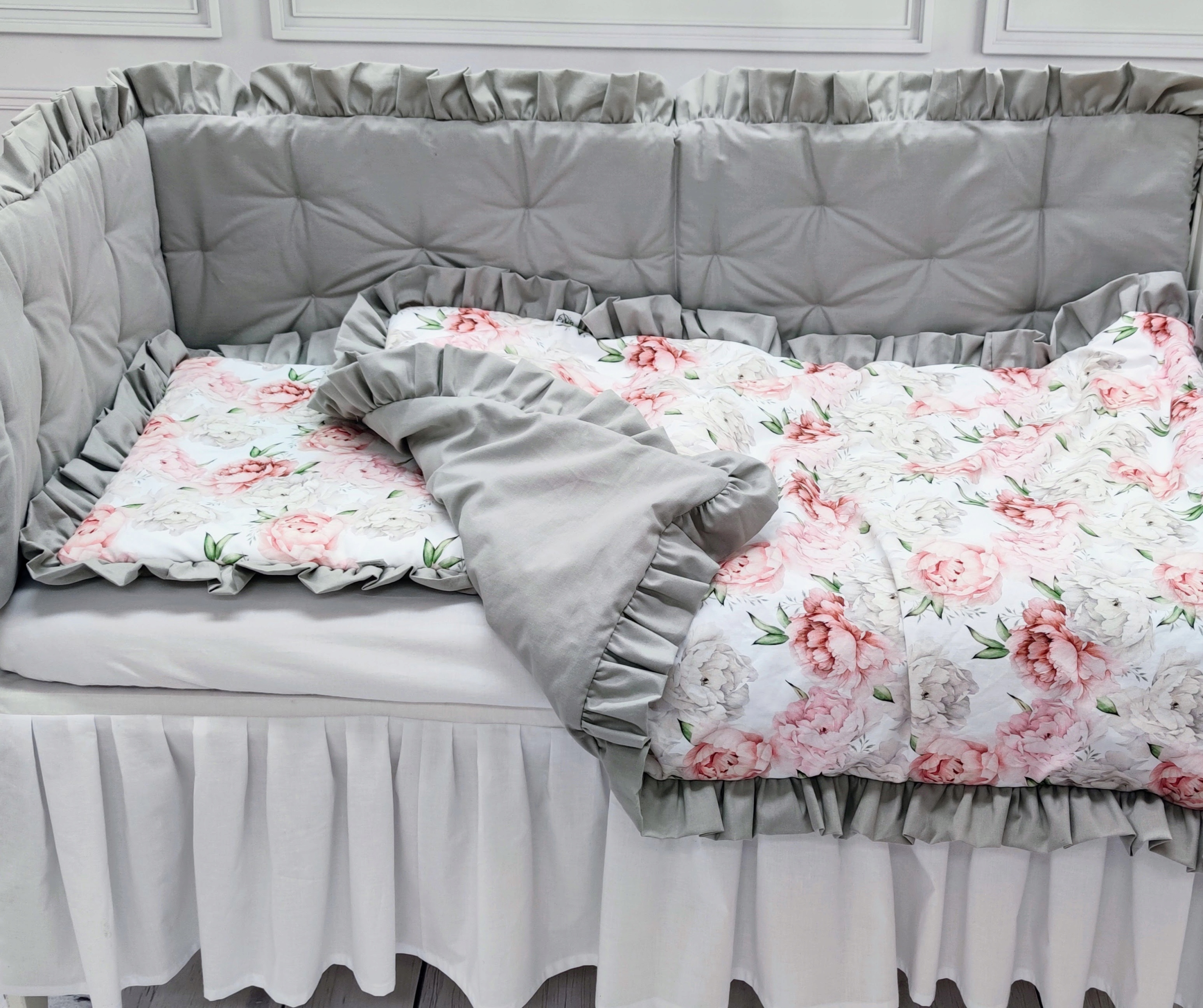 Ochraniacz pikowany do łóżeczka 60x120 Marka inna marka