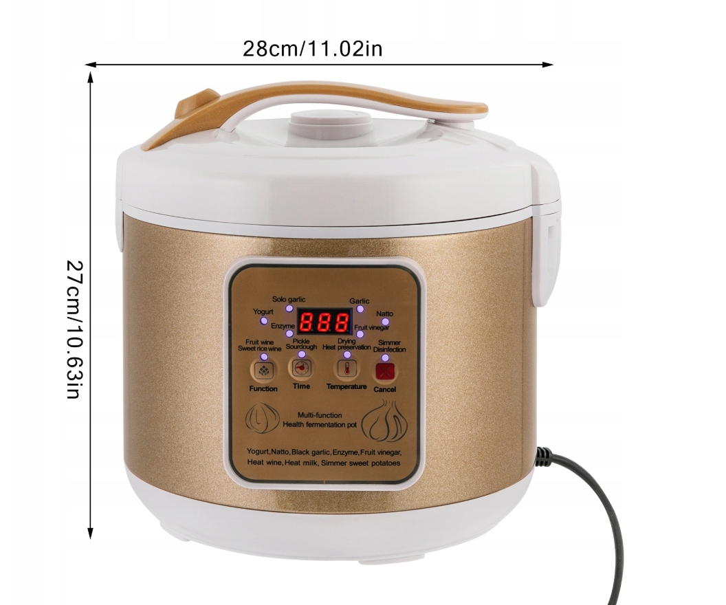 Automatický fermentátor čierneho cesnaku, fermentačná krabička