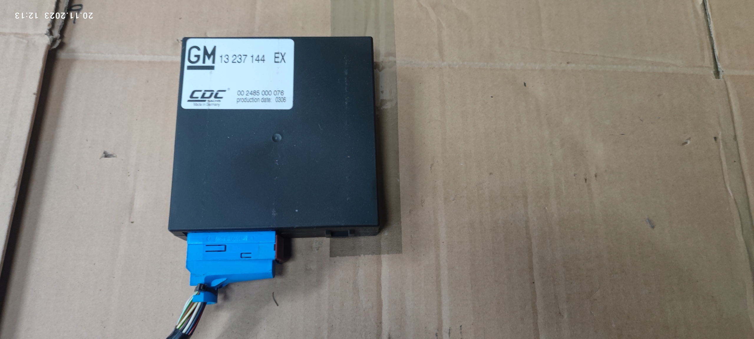 OPEL ZAFIRA B module springing IDS +