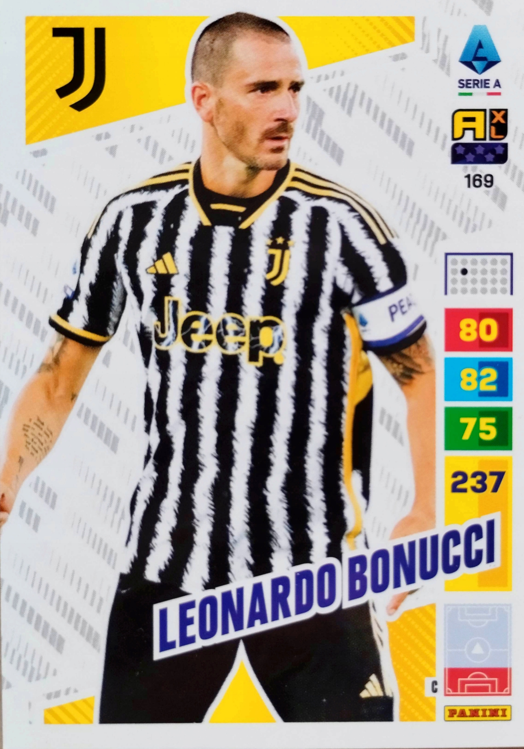 Panini Calciatori Liga Włoska 2023 2024 169 Leonardo Bonucci Juventus