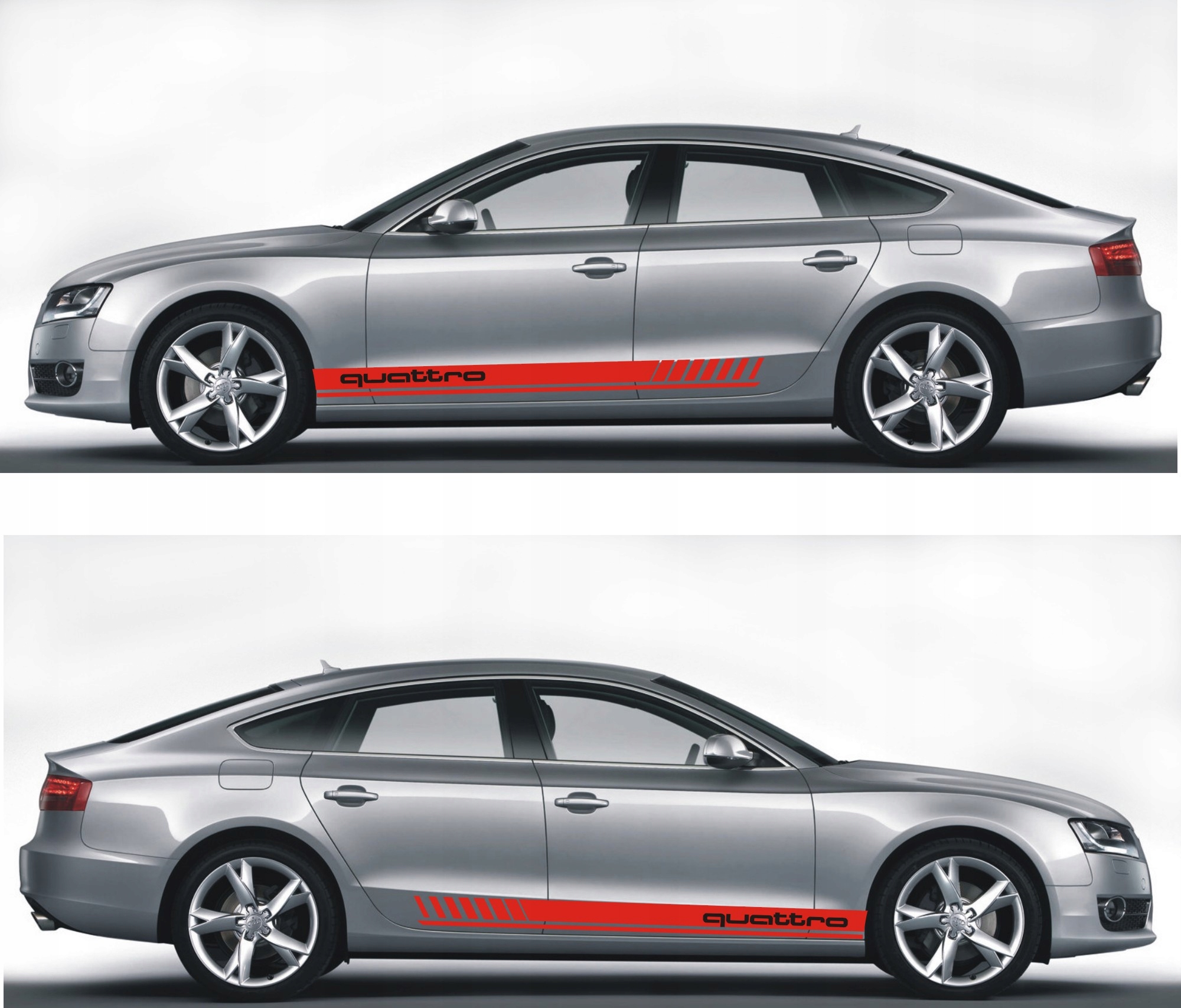 AUDI QUATTRO PASY 180cm naklejki auto TUNING