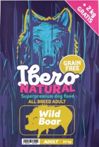 Ibero Grain Free Adult Wild Boar Bezzbożowa Hipoalergiczna Dzik 14 kg