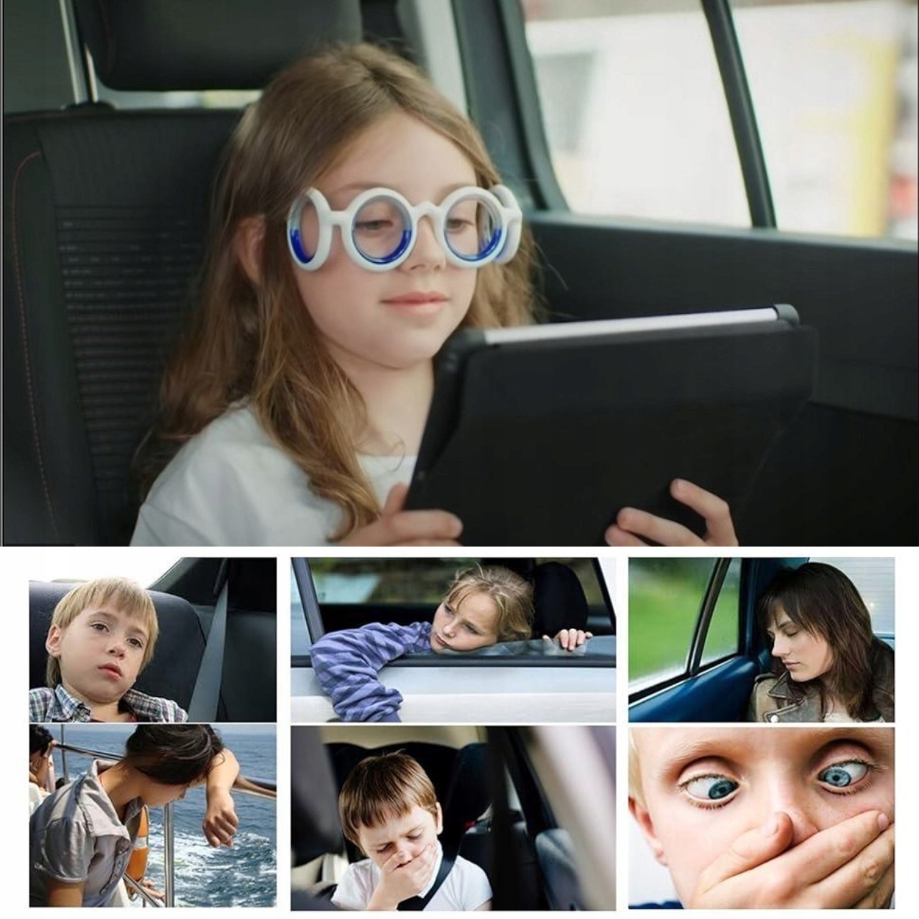 Inteligentne OKULARY ,NIEBIESKIE OKULARY DO CHOROBA LOKOMOCYJNA,PREZENT Kod producenta 221115D012