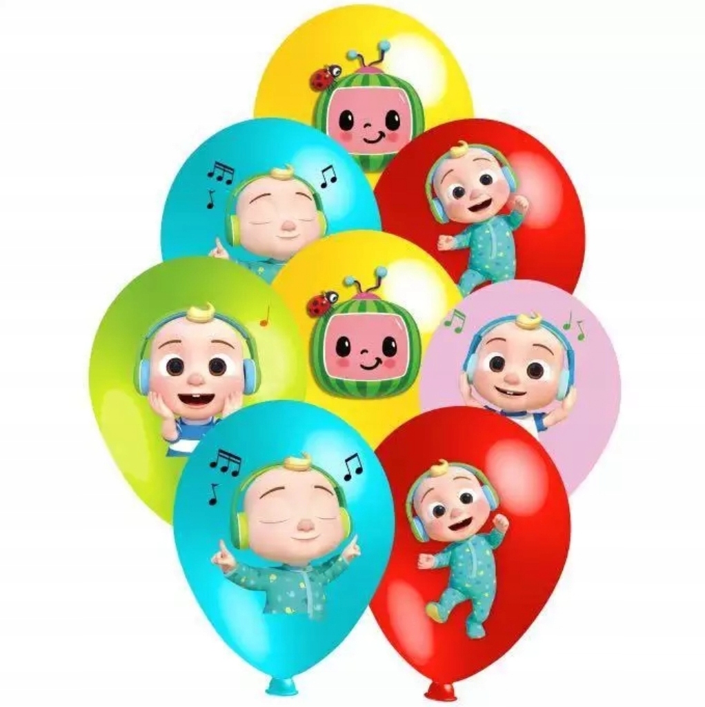 Balon balony COCOMELON 1 szt. NIEBIESKI Wypełnienie powietrze lub hel