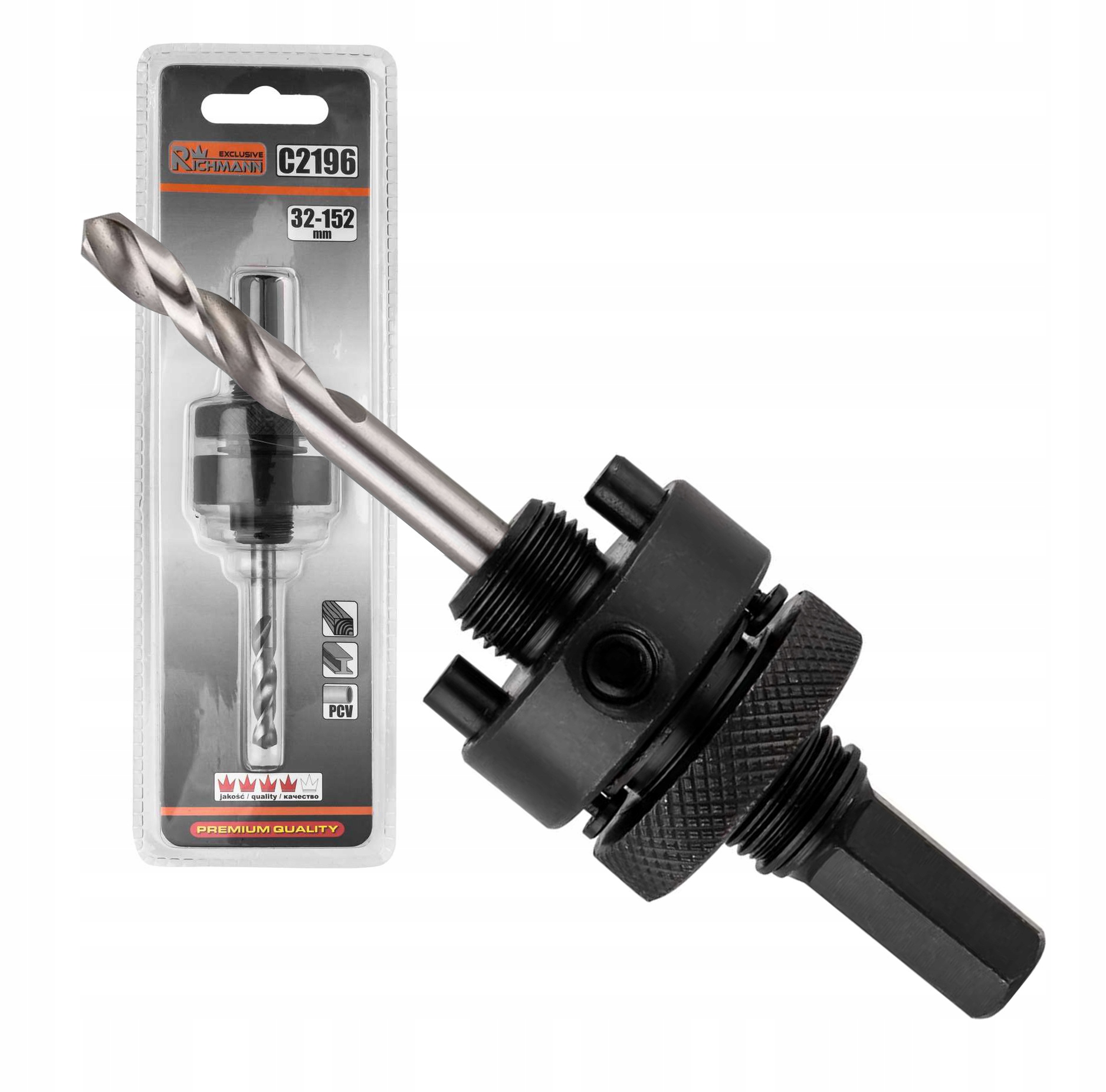 UCHWYT DO OTWORNIC BIMETALOWYCH 32-152mm RICHMANN