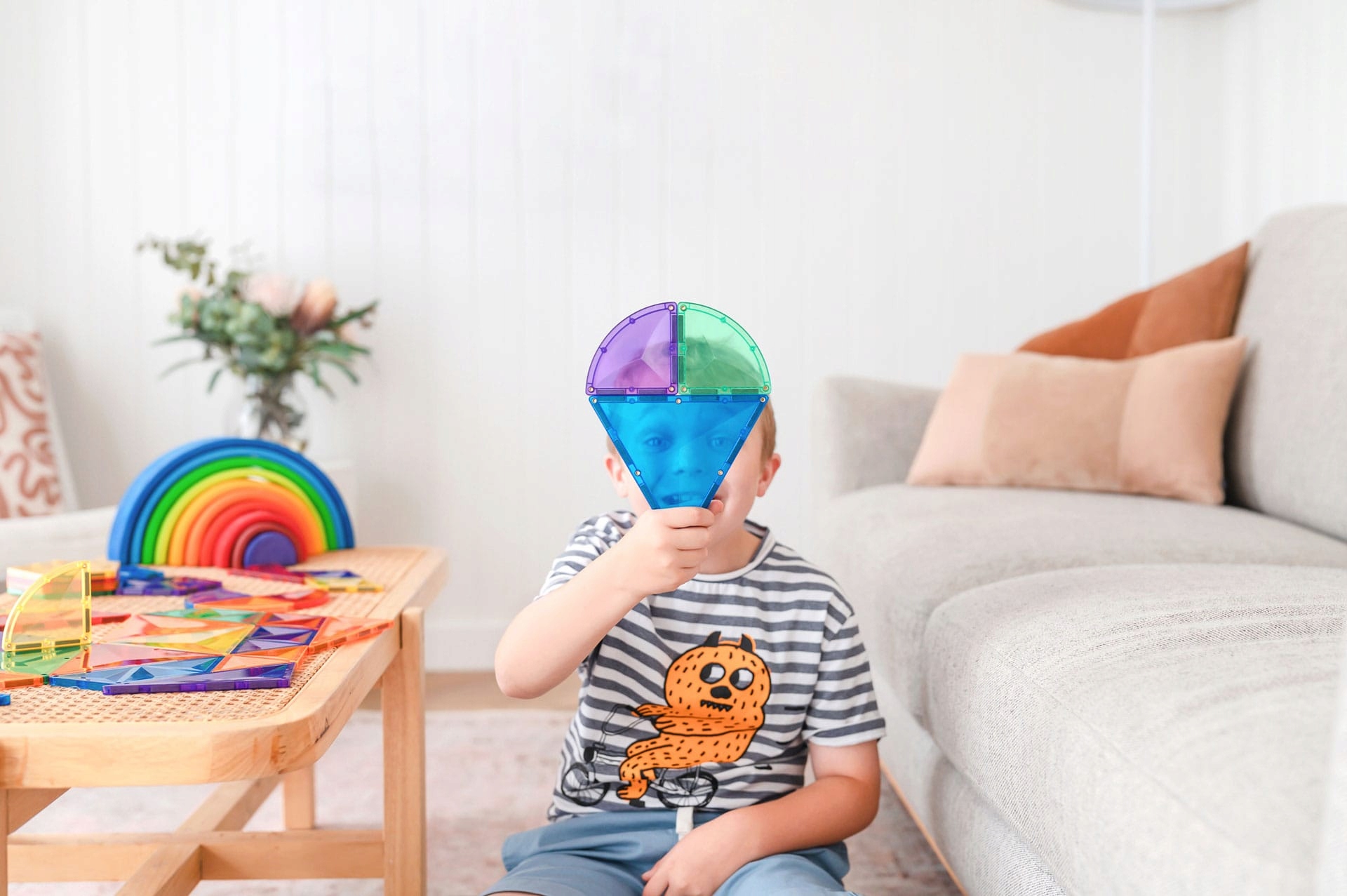 Magnetyczne klocki konstrukcyjne Connetix - Rainbow Expansion Pack 36 el. Liczba elementów 36