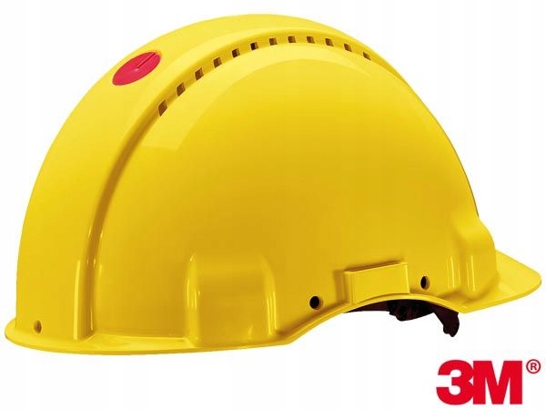 Kask hełm dla budowlańców 3M Peltor Solaris G3000 Nuv pokrętło Żółty