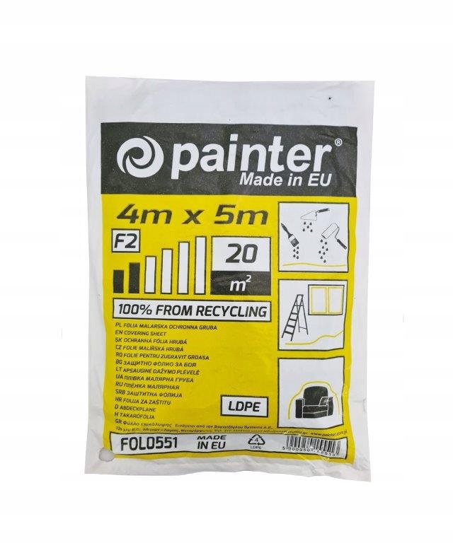 

Folia Malarska Gruba F2 4x5m Painter FOL0551