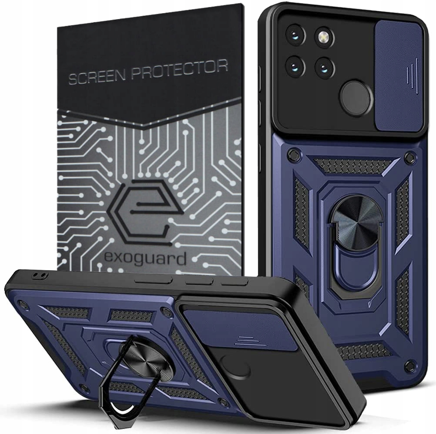 

Case Etui Pancerne+szkło do Realme C21Y C25Y
