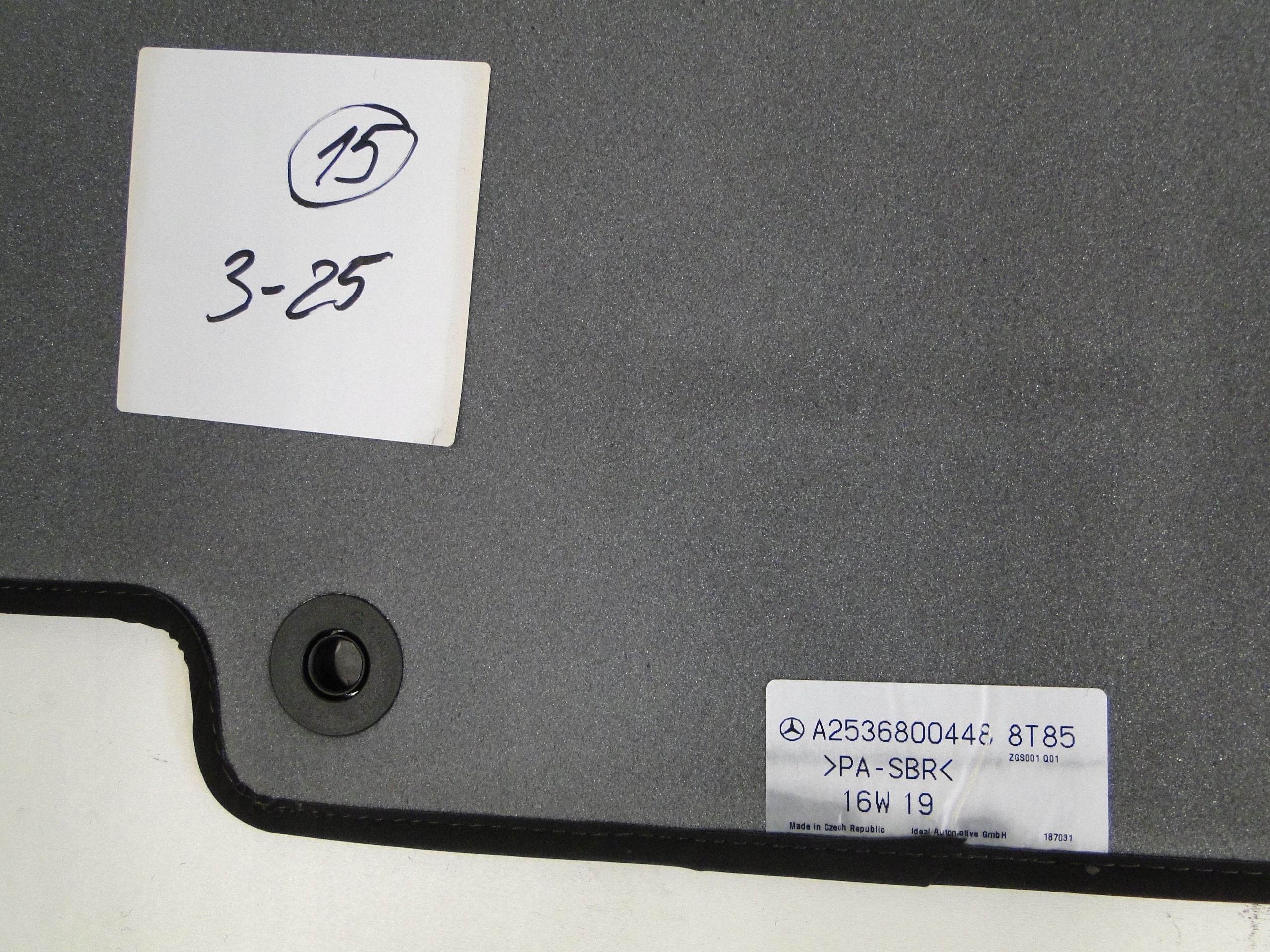 MERCEDES Коврики 8T85 253 X253 C253