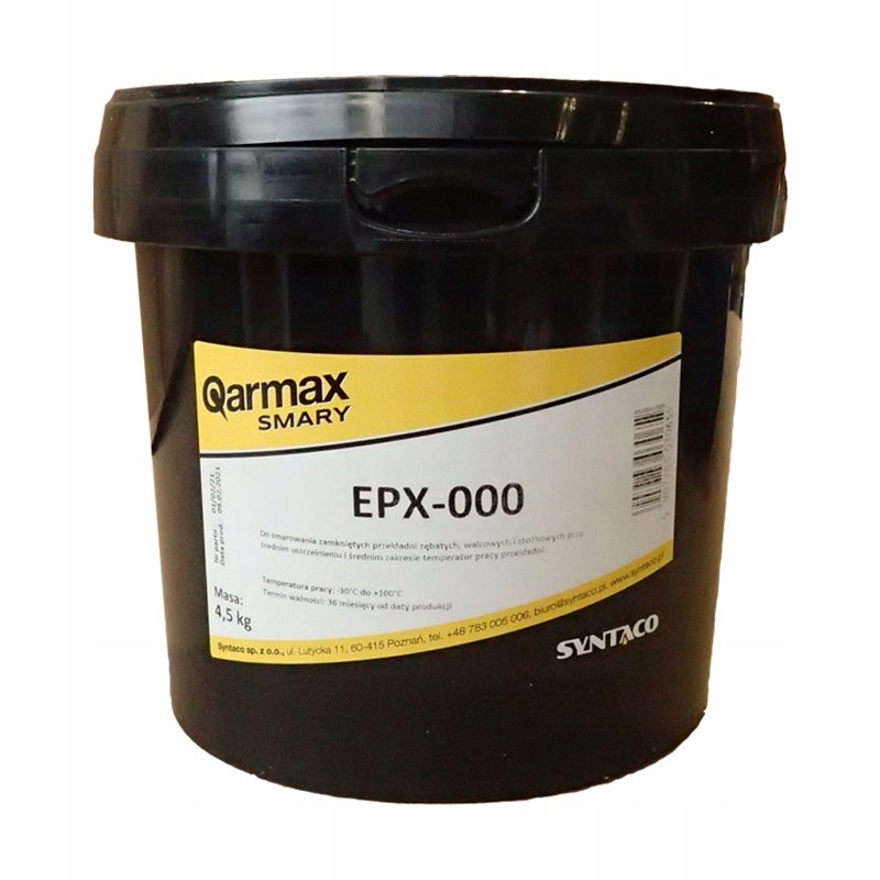 

Smar Do Przekładni Płynny EPX-000 Qarmax 4,5kg