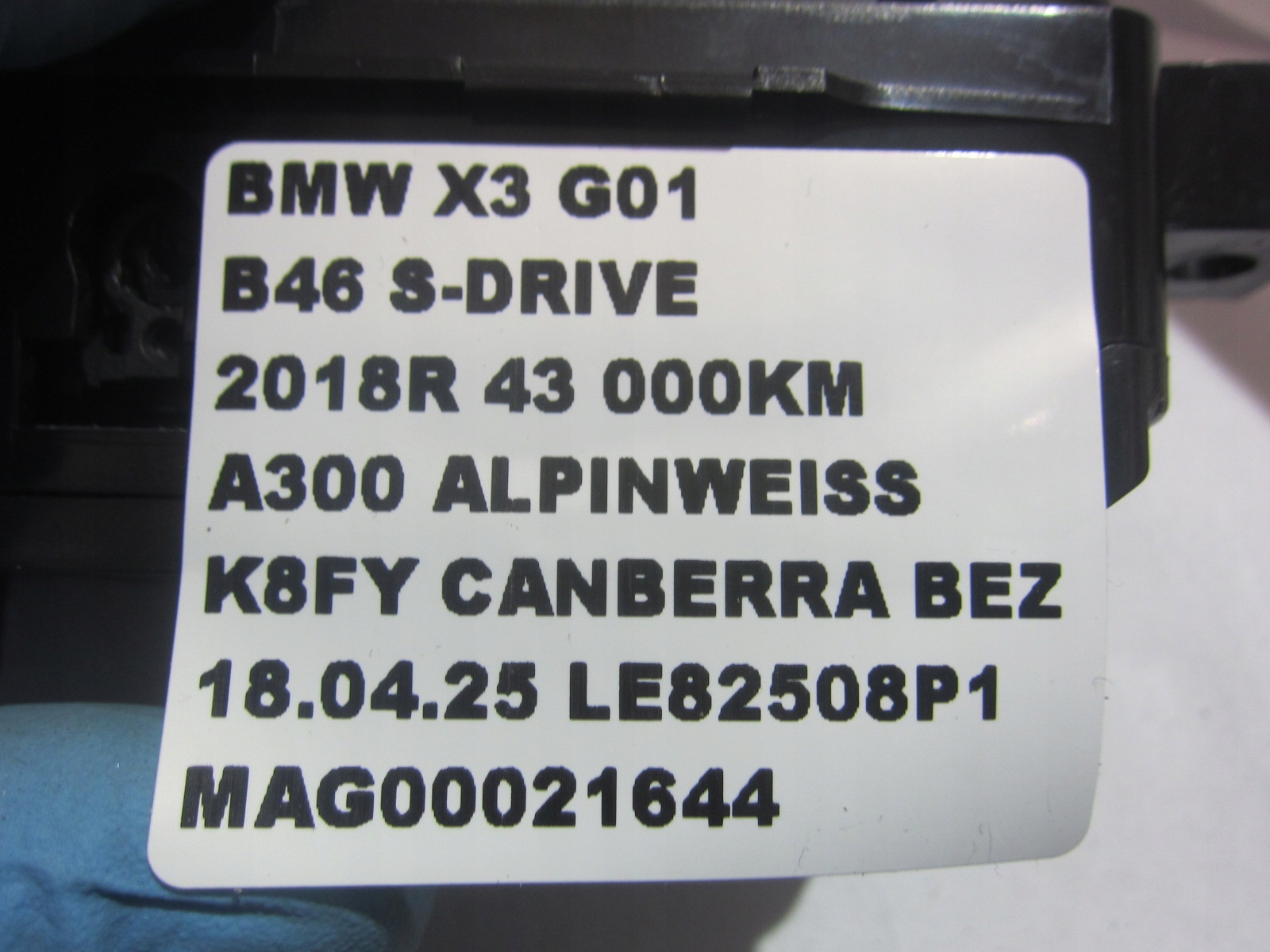 BMW X3 G01 G30 PANEL Console Moyen Bouton PDC 6823998 61316993923