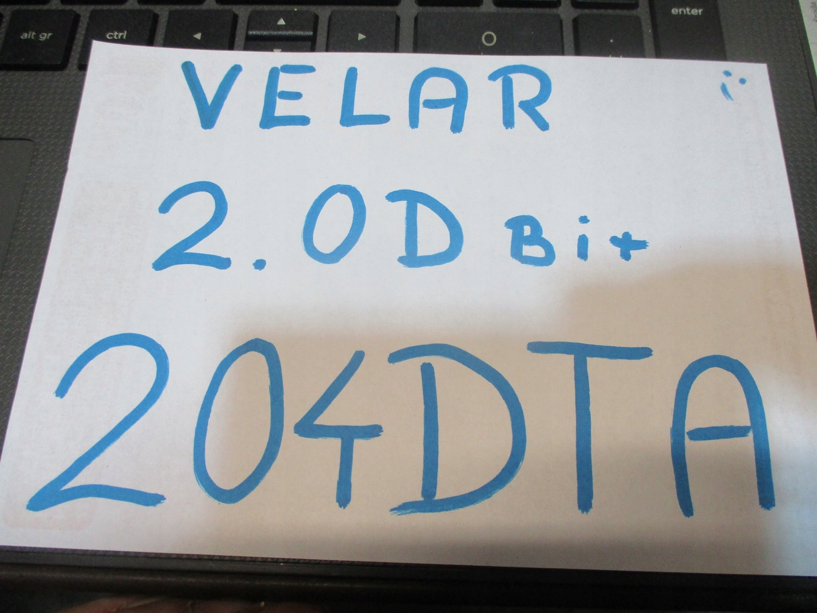 Silnik motor RANGE ROVER VELAR 204DTA 2,0 BITURBO Typ silnika Diesel