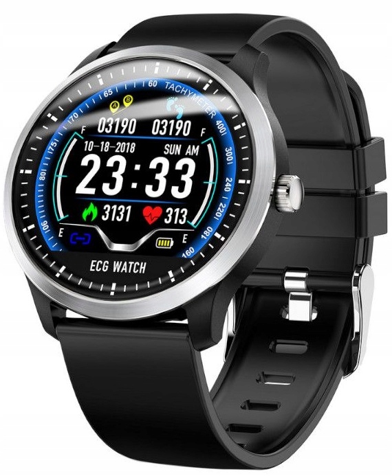 

Zegarek Smartwatch Męski Kroki Pomiary Zdrowotne