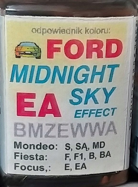 

Zaprawka Lakiernicza Ford Ea midnight sky MD Ba