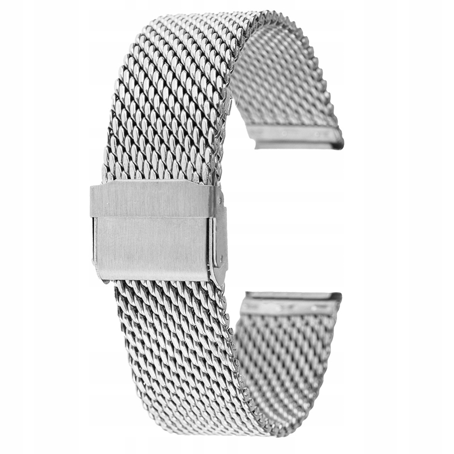 

Bransoleta Do Zegarka Siatka Mesh 20MM srebrna