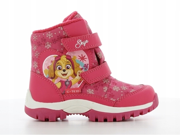 buty zimowe dziewczęce ocieplane śniegowce ze Skye Psi Patrol r. 30