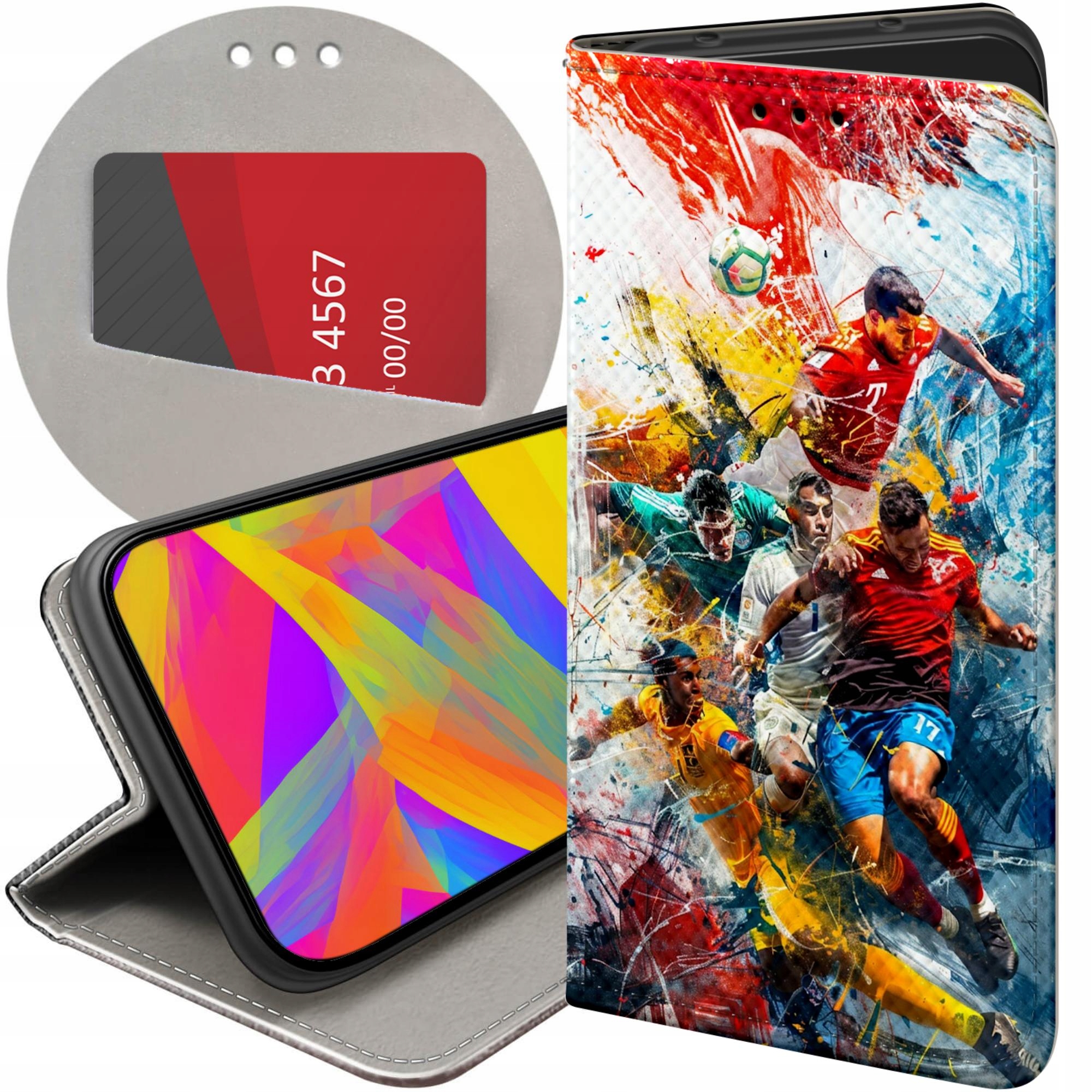 Etui Z Klapką Do Xiaomi Redmi A1 Euro 2024 Piłkarskie Sportowe Case