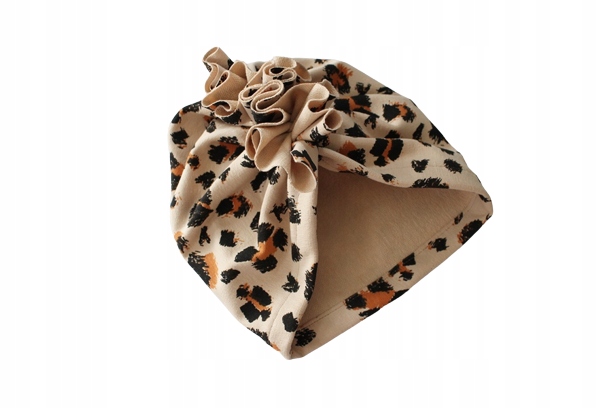 

Czapka turban panterka na beżu 46-48 wiosna/jesień