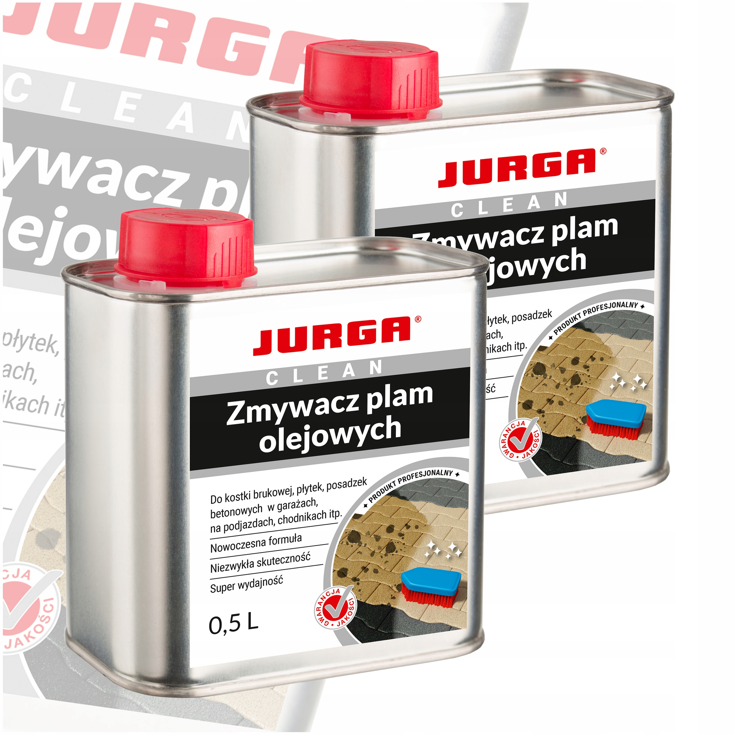 Levně Čistič olejových skvrn pro těžkopádné skvrny 0,5L Jurga Sada 2 kusů