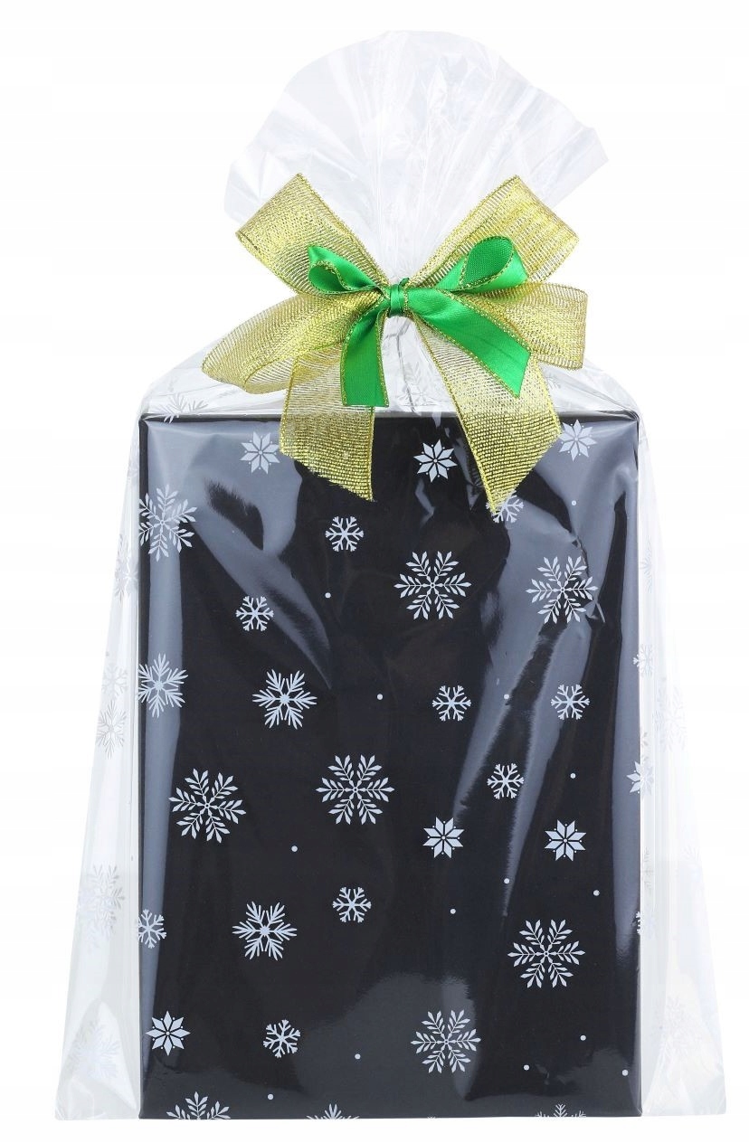 Torebki foliowe WORKI CELOFANOWE na słodycze świąteczne GWIAZDKI 20x35 50 s Szerokość produktu 20 cm