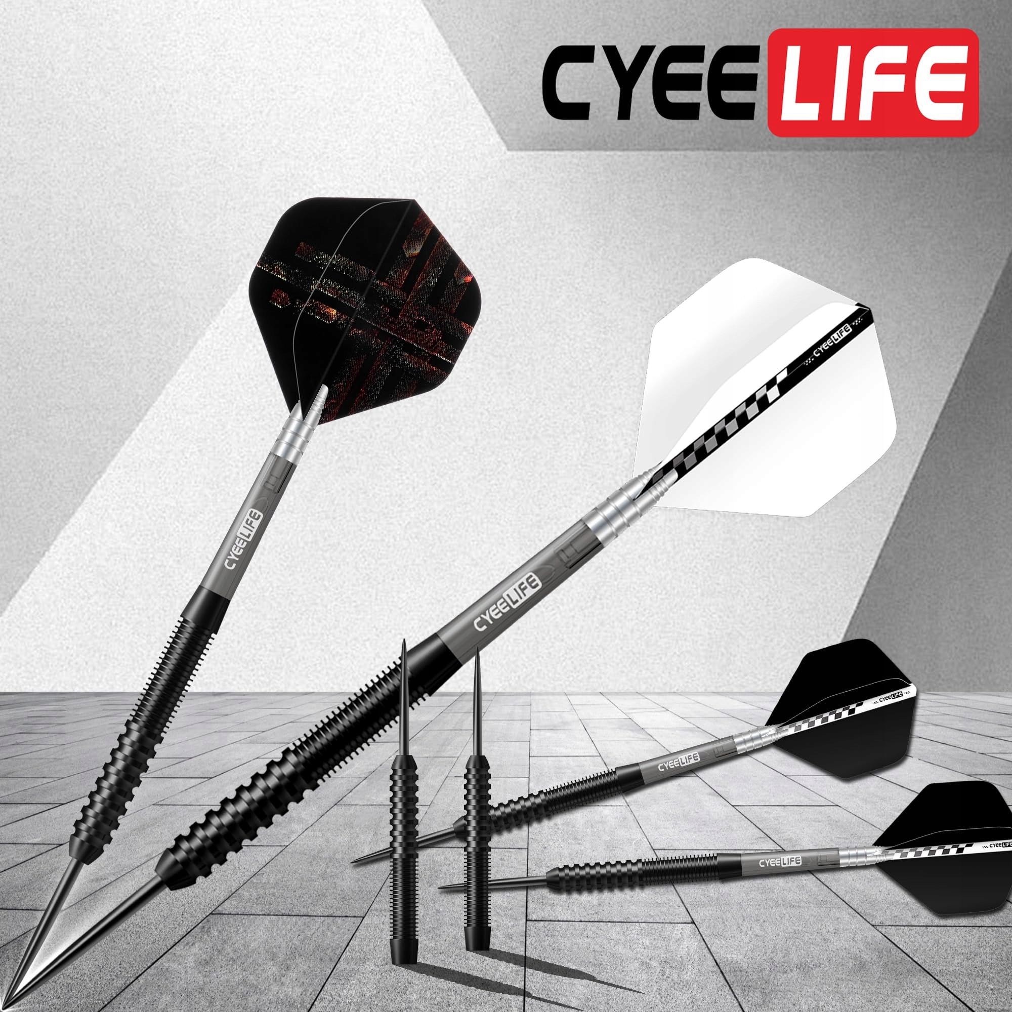 CYEE LIFE Zestaw Rzutków Wolframowych 23g Profesjonalne Rzutki Stalowe — miniatura 6