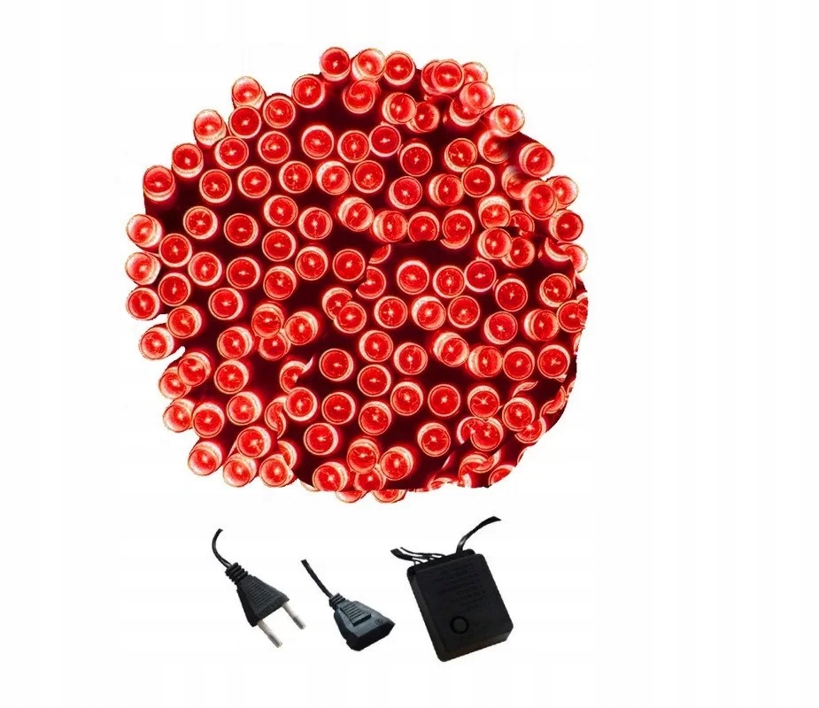 

Lampki Choinkowe Czerwony 7,5M 100LED Oświetlenie