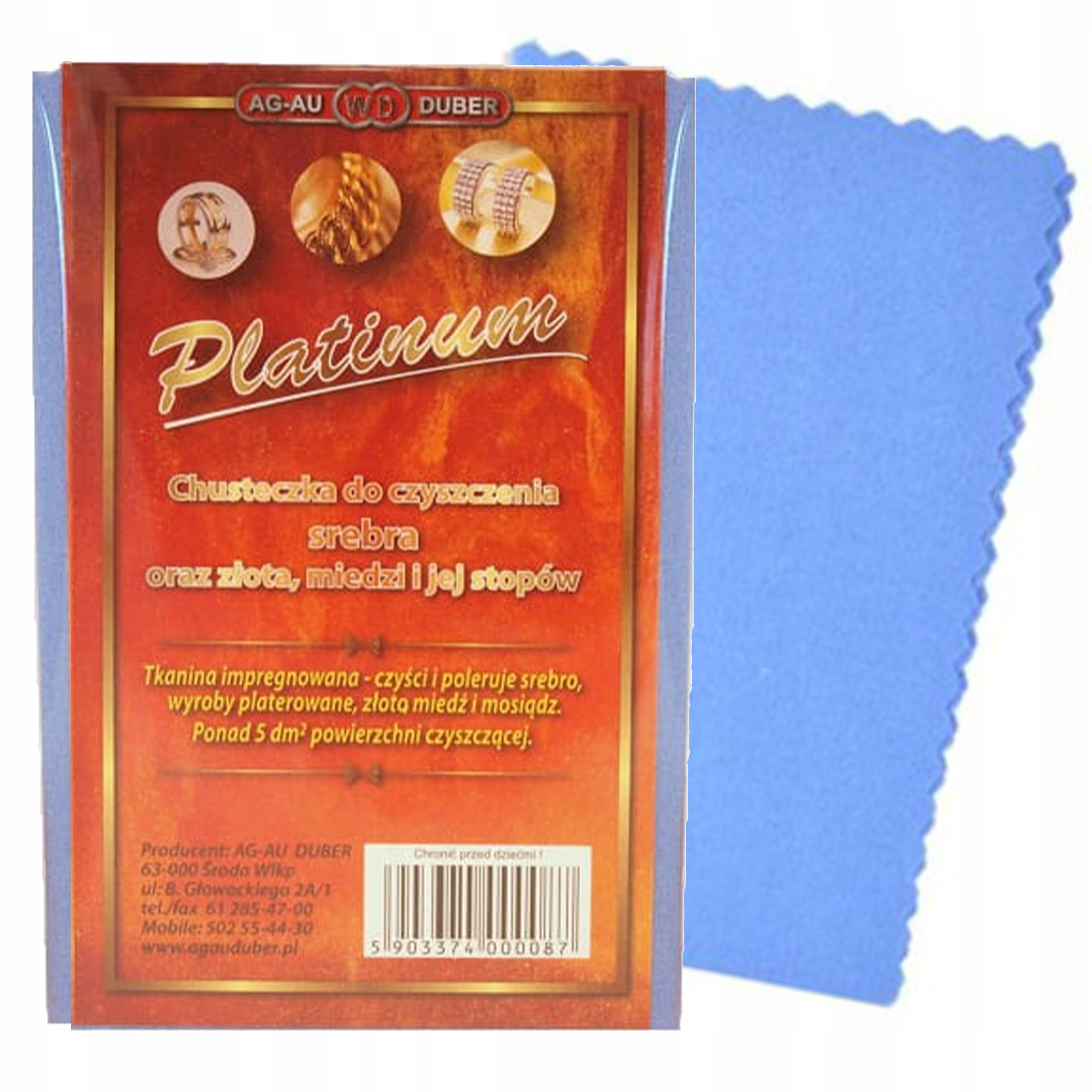 

Ściereczka Do Czyszczenia Srebra Platinum