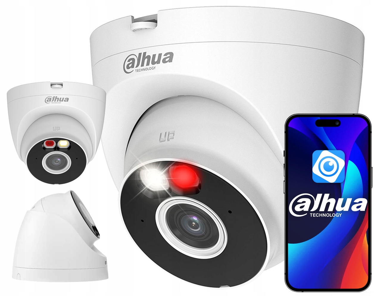 WiFi kamera 5MPx T5A-PV Dahua Venkovní aktivní odstrašování zvuku a Led