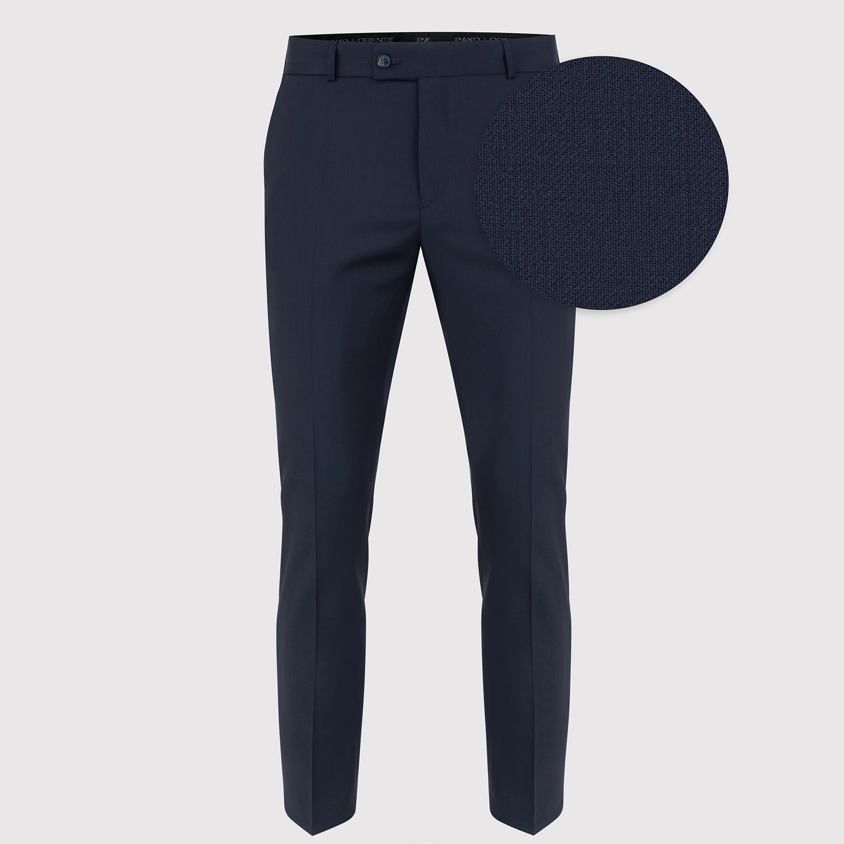 Tmavě modré oblekové kalhoty ze 100% vlny Pako Lorente 176/88